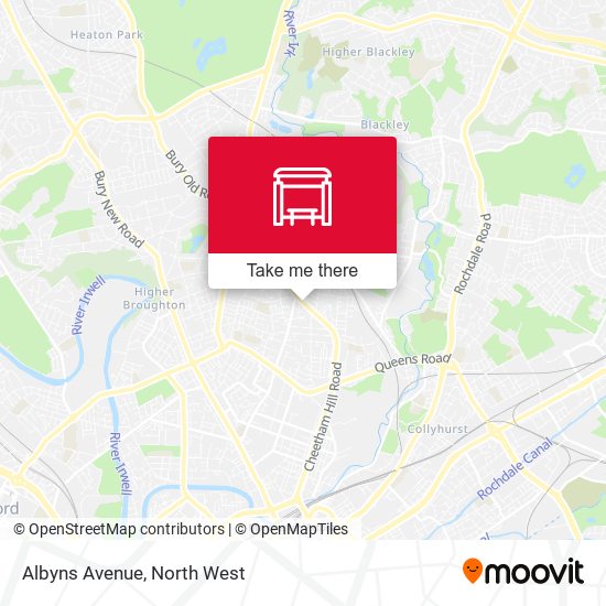 Albyns Avenue map