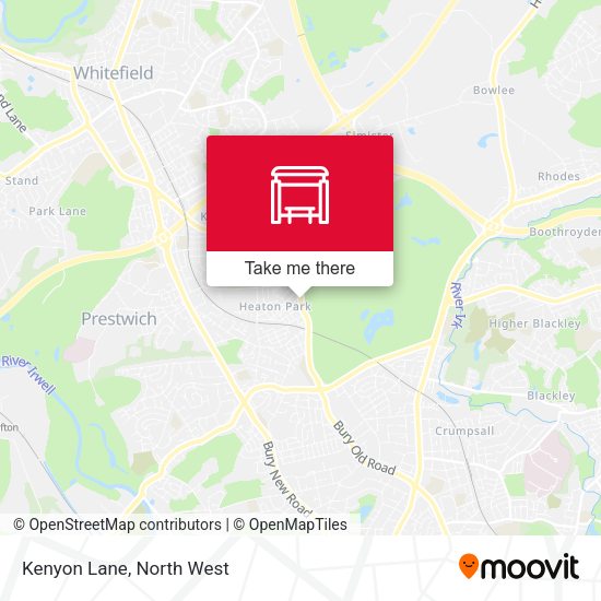 Kenyon Lane map