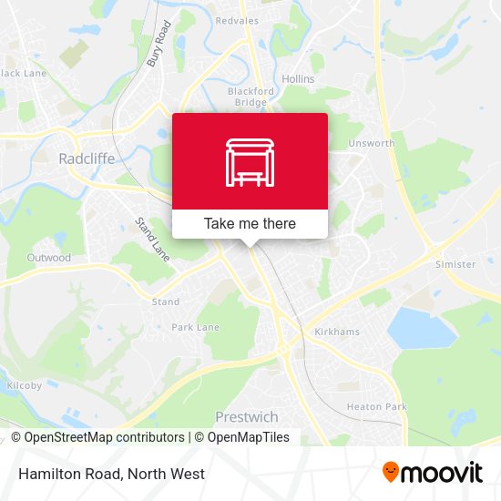 Hamilton Road map