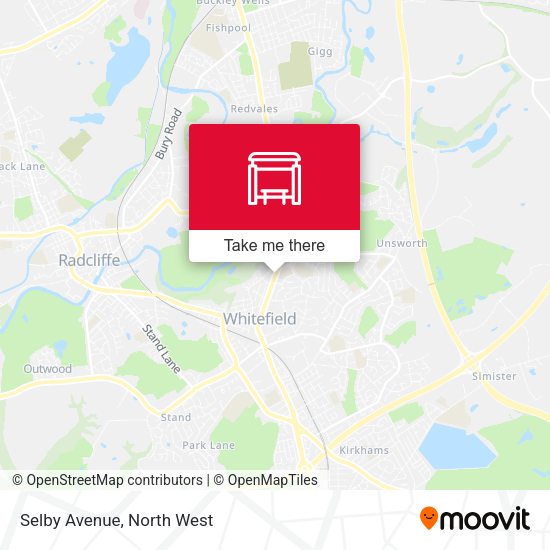 Selby Avenue map
