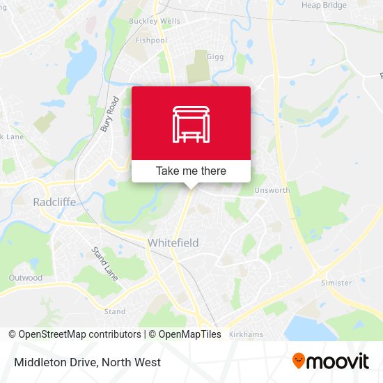 Middleton Drive map