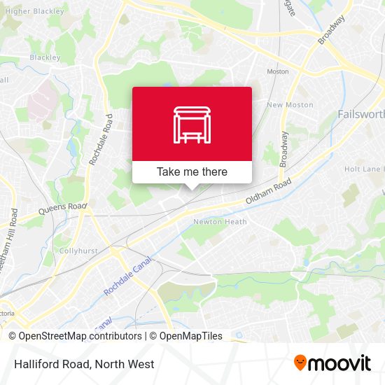 Halliford Road map