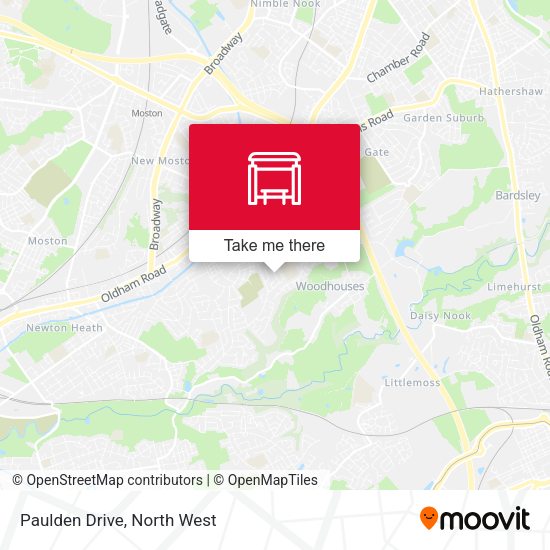 Paulden Drive map