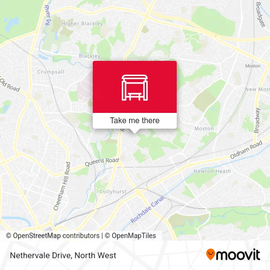 Nethervale Drive map