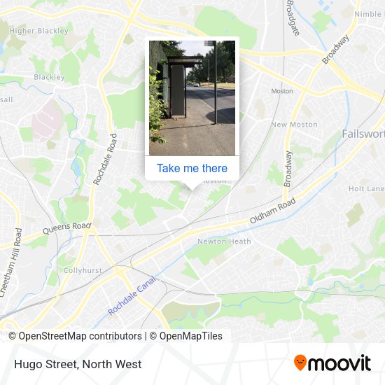 Hugo Street map