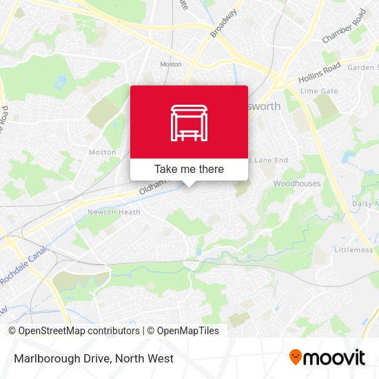 Marlborough Drive map