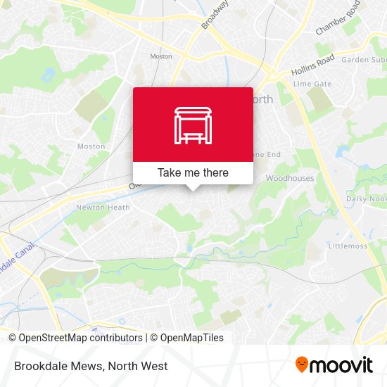 Brookdale Mews map