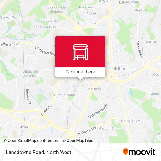 Lansdowne Road map