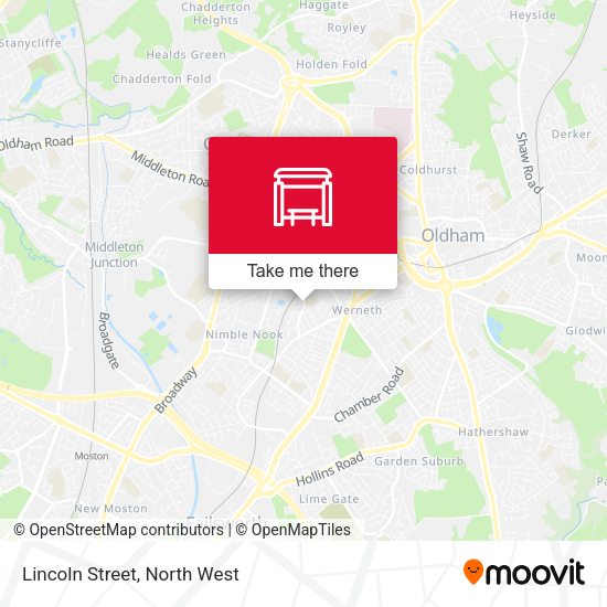 Lincoln Street map