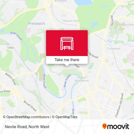 Nevile Road map