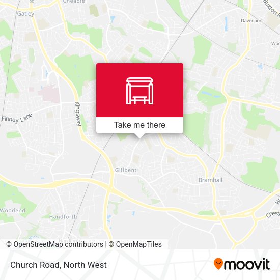 Church Road map