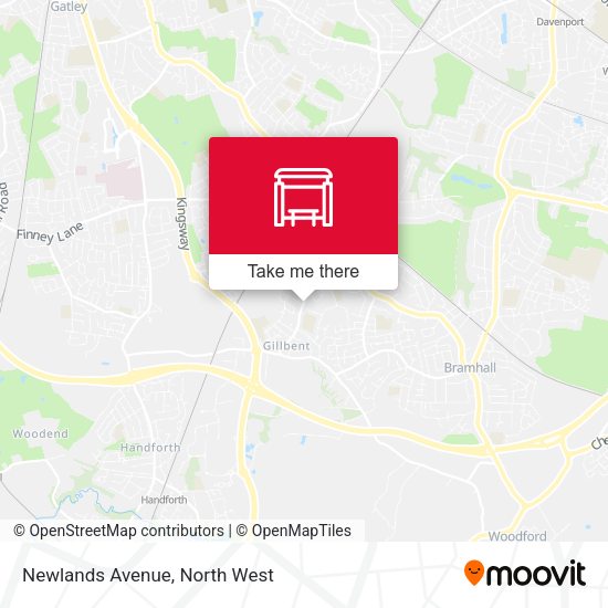 Newlands Avenue map