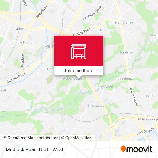 Medlock Road map