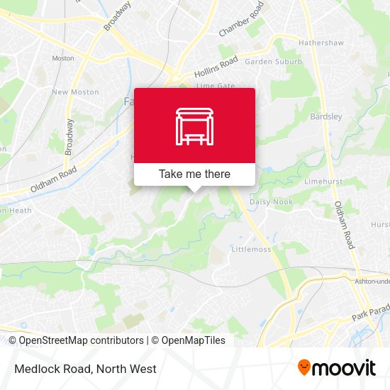 Medlock Road map