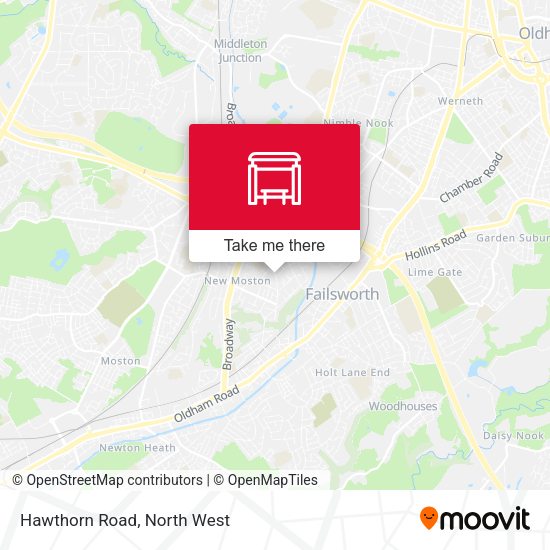 Hawthorn Road map