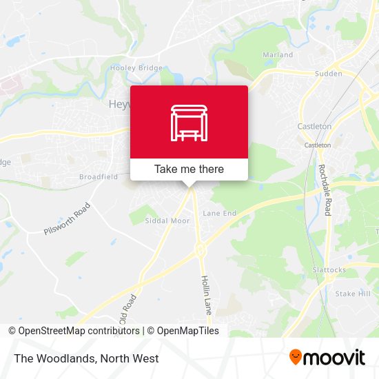 The Woodlands map