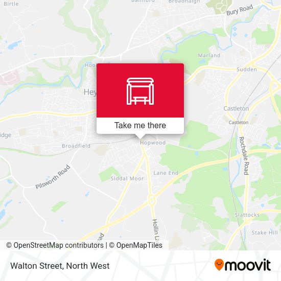 Walton Street map