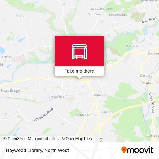 Heywood Library map