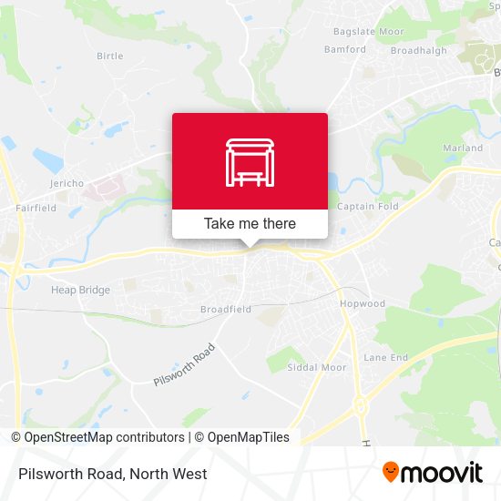 Pilsworth Road map