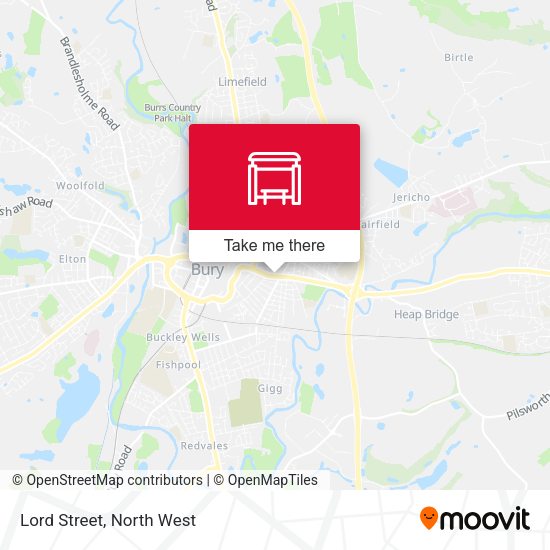 Lord Street map