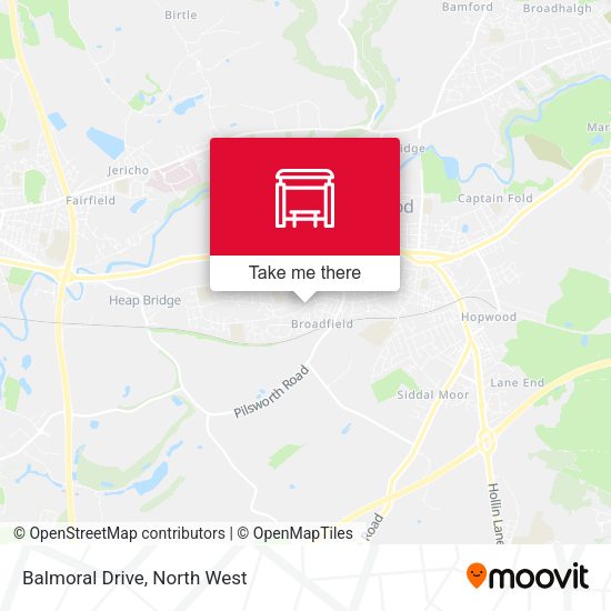 Balmoral Drive map