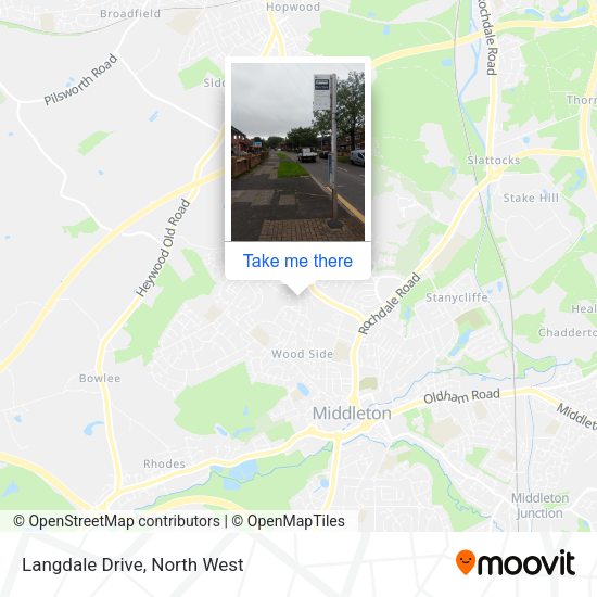 Langdale Drive map