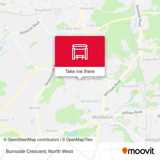 Burnside Crescent map
