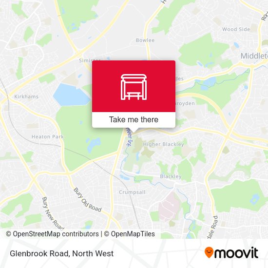 Glenbrook Road map