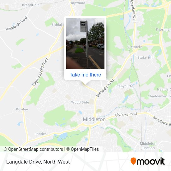 Langdale Drive map
