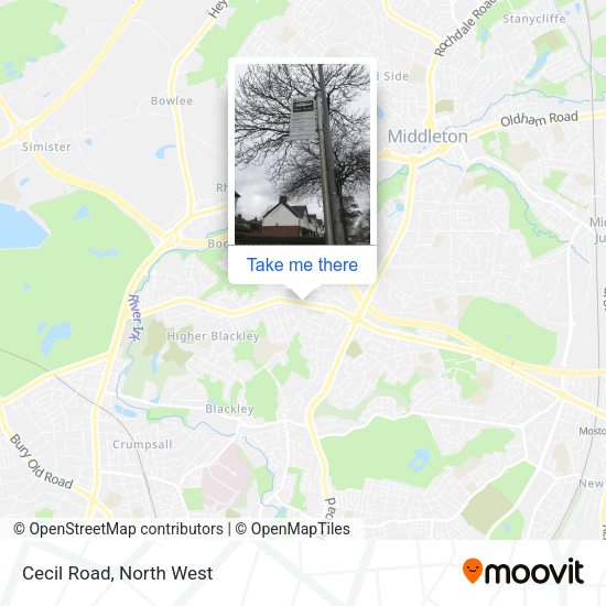 Cecil Road map
