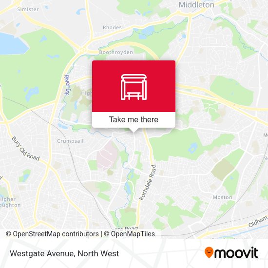 Westgate Avenue map