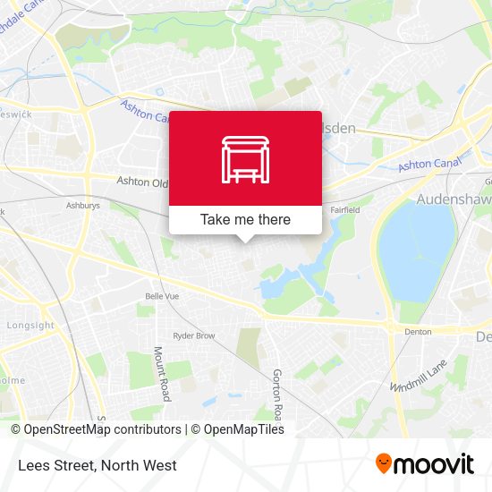 Lees Street map