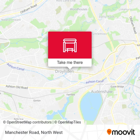 Manchester Road map