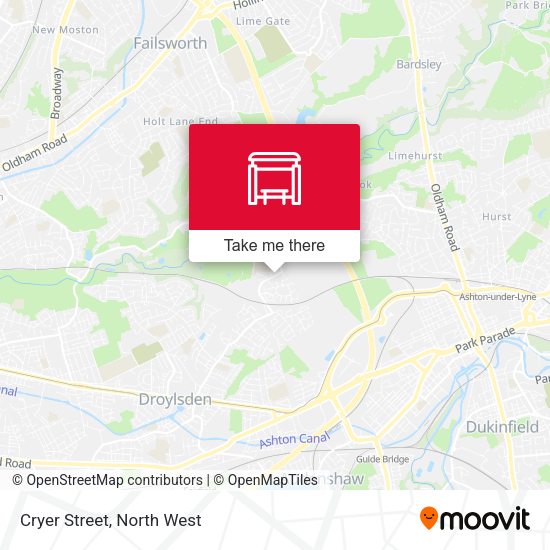 Cryer Street map