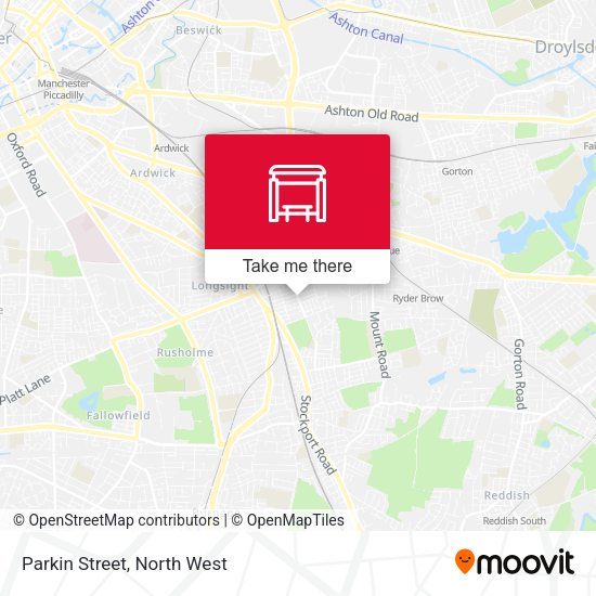 Parkin Street map