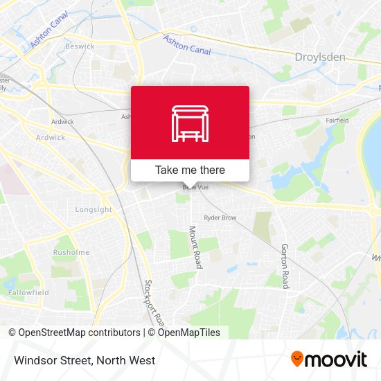 Windsor Street map