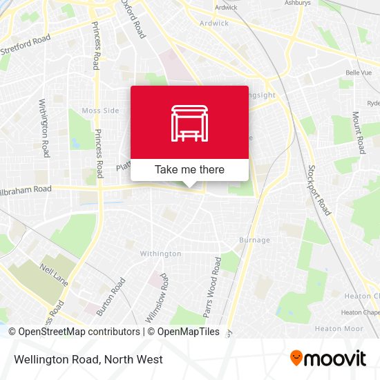 Wellington Road map