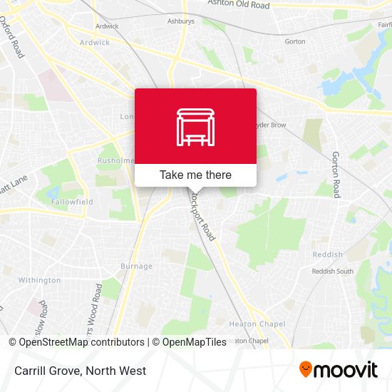 Carrill Grove map