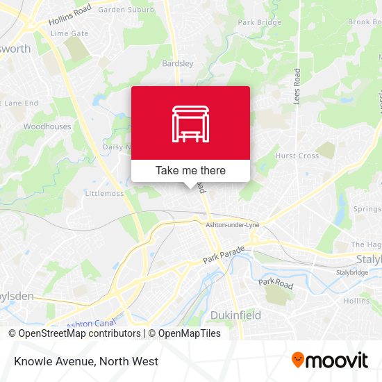 Knowle Avenue map