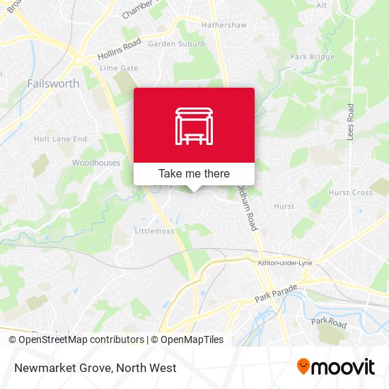 Newmarket Grove map