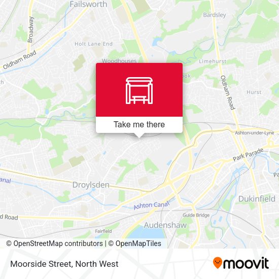 Moorside Street map
