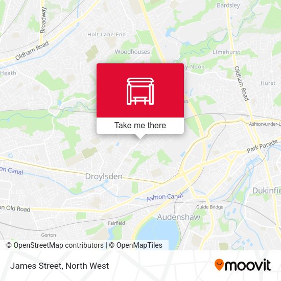 James Street map