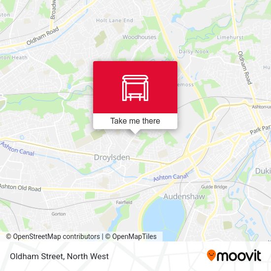 Oldham Street map