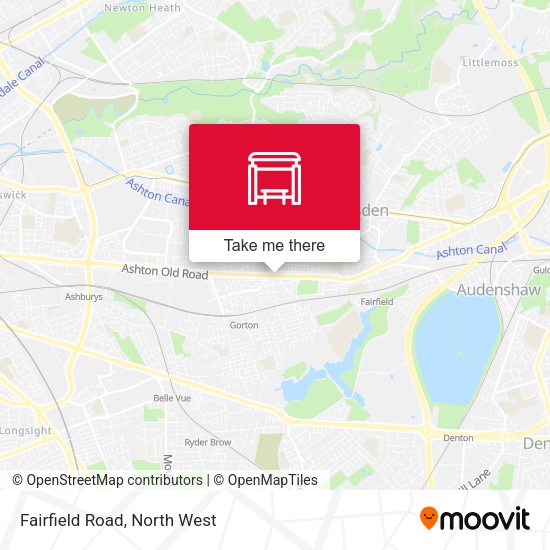 Fairfield Road map
