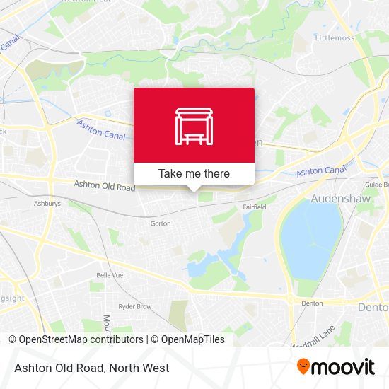 Ashton Old Road map