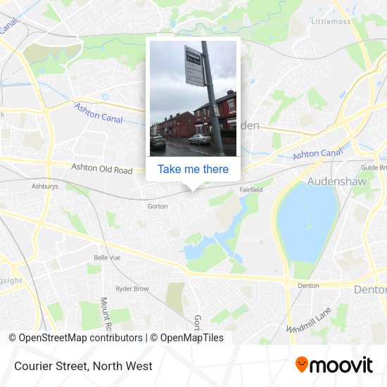 Courier Street map
