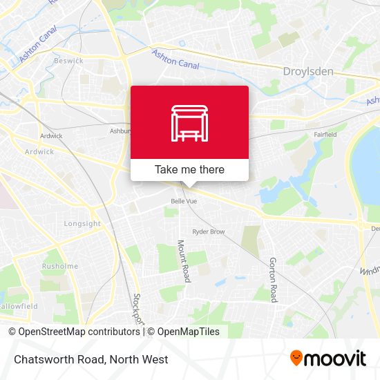 Chatsworth Road map