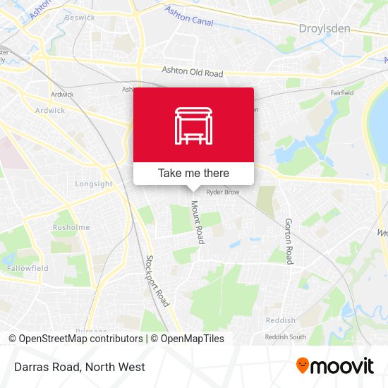 Darras Road map
