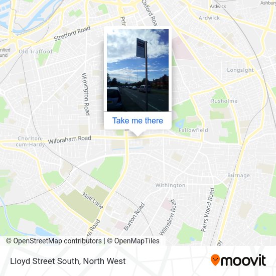 Lloyd Street South map