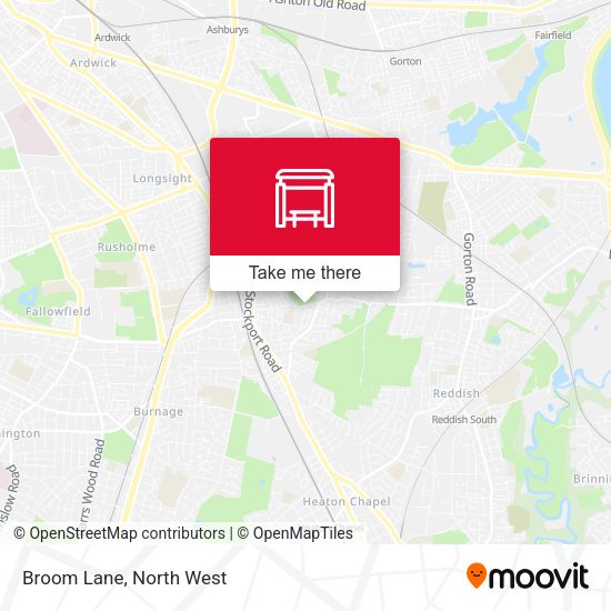 Broom Lane map